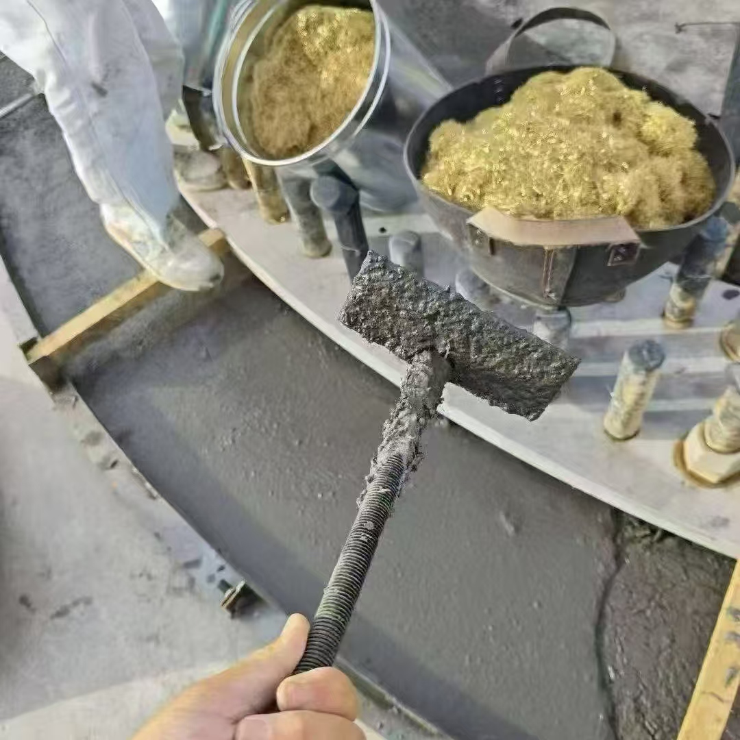 南召C120钢纤维高强无收灌浆料 轧机压缩机汽轮机发电机锻压设备底座灌浆材料